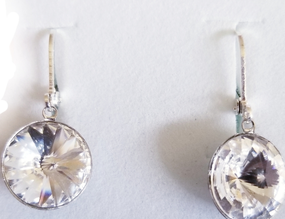 Touchstone 406 Lulu 12mm Swarovski element crystal earrings